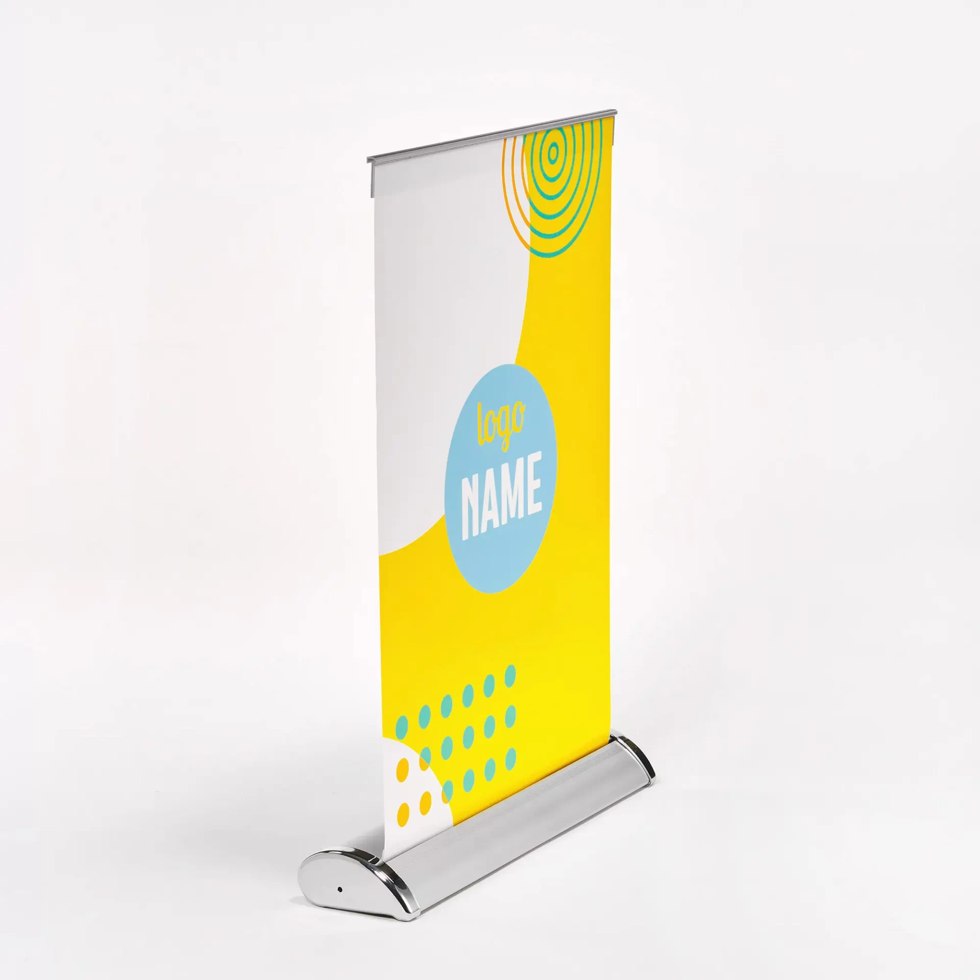 Mini roll-up banner