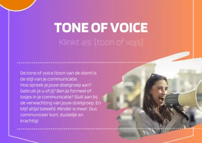 Burnio marketing & communicatie - online marketing a-b-c • tone of voice